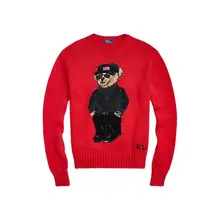 Product image of Ralph Lauren Polo Bear Cotton-Linen Sweater
