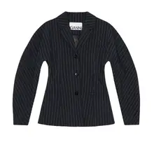 Product image of Ganni Striped Stretch Blazer