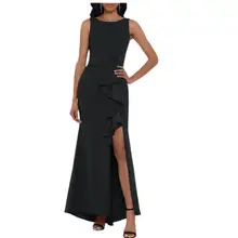 Product image of Betsy & Adam Ruffle Bow Trumpet Gown