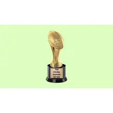 Product image of Crown Awards Football Trophy with Custom Engraving