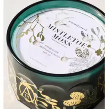 Product image of Woody Mistletoe & Moss Glass Candle