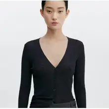 Product image of Mango Buttoned Wool Cardigan