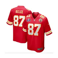 Product image of Men's Kansas City Chiefs Travis Kelce Nike Red Super Bowl LVIII Game Jersey