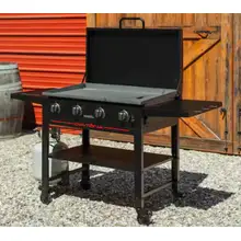 Product image of Nexgrill Daytona 4-Burner Propane Gas Griddle with Lid in Black
