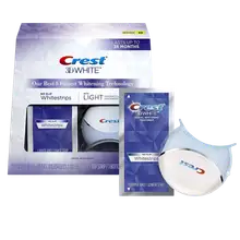 Product image of Crest 3D Whitestrips with Light, Teeth Whitening Strip Kit
