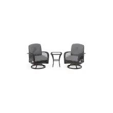 Product image of Octans Abydos Three-Piece Wicker Patio Conversation Set