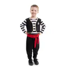 Product image of Pirate Full Sleeve Sewn-On Vest Set