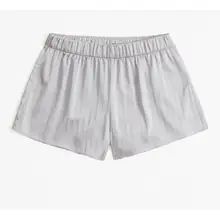 Product image of Abercrombie & Fitch Satin Jacquard Sleep Shorts