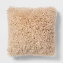 Product image of Threshold faux fur throw pillow