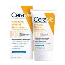 Product image of CeraVe Hydrating Mineral Sunscreen