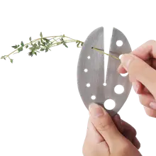 Product image of Stainless steel herb stripper tool