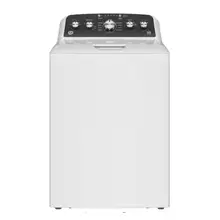 Product image of GE 4.5 cu. ft. Top Load Washer in White with Dual Action Agitator and Cold Plus, Sanitize With Oxi