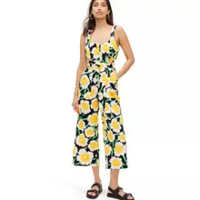 Product image of Utility Sleeveless Yellow Poppy Jumpsuit