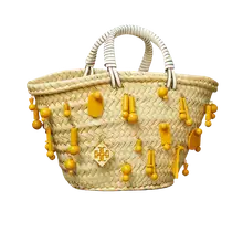 Product image of Small Raffia Embroidered Tote