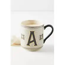 Product image of Tiled Margot Monogram Mug