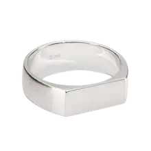 Product image of Slim Rectangular Signet Ring