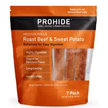 Product image of ProHide Medium Rolls—Roast Beef & Sweet Potato (7 count)