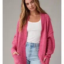 Product image of American Eagle Whoa So Cozy Waffle Cardigan
