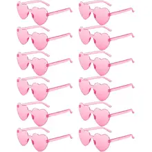 Product image of 12 Pairs of Heart Shaped Sunglasses