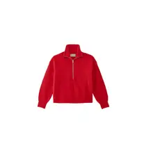 Product image of Everlane Felted Merino Half-Zip Sweater