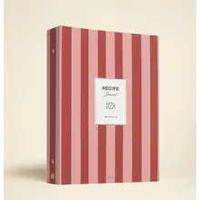 Product image of Papier Bistro Stripe Binder Recipe Journal