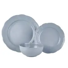 Product image of Beautiful Scallop Stoneware Dinnerware 12-Piece Set