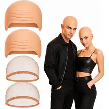Product image of 2-Pack Latex Bald Cap