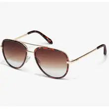 Product image of Quay All In Oversized Frame Aviator Sunglasses