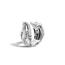 Product image of John Hardy Bamboo Bypass Ring with Diamonds