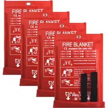 Product image of Fire Suppression Blankets for Kitchen, 4-pack