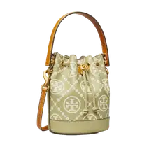 Product image of T Monogram Leather Mini Bucket Bag