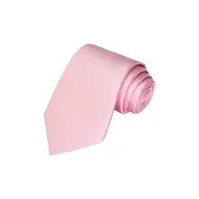 Product image of KissTies Solid Satin Pink Tie