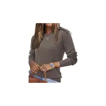 Product image of Women's Wool Blend Classic Crew Neck Sweater