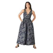 Product image of Christine Alcalay Quynh Jumpsuit in Brocade