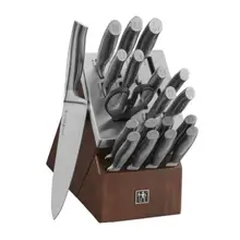 Product image of Henckels Graphite 20-Piece Self-Sharpening Knife Set with Block