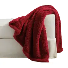 Product image of Fireside Cozy Sherpa Reversible Throw