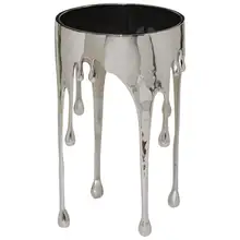 Product image of Deco 79 Aluminum Drip Accent Table 