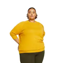 Product image of Eco Relaxed Core Sweater Dried Saffron
