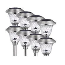 Product image of Beau Jardin 8-Pack Outdoor Solar Pathway Lights