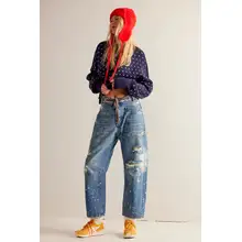 Product image of Moxie Pull-On Barrel Jeans