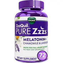 Product image of ZzzQuil PURE Zzzs Melatonin Sleep Aid Gummies