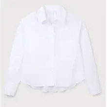Product image of The White Company Organic Cropped Shirt