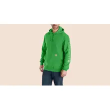 Product image of Carhartt Men's Midweight Signature Sleeve Logo Hooded Sweatshirt