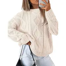 Product image of Trendy Queen Oversized Cable Knit Sweater