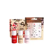 Product image of Le Mini Macaron Dragon Queen Gel Trio and Sticker Combo