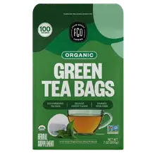 Product image of Organic Green Tea, 100 count