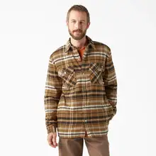 Product image of Water Repellant Fleece-Lined Flannel Shirt Jacket
