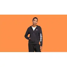 Product image of adidas Essentials Linear Full-Zip French Terry Hoodie