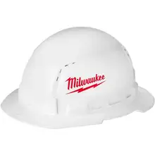 Product image of Bolt White Type 1 Class C Full Brim Vented Hard Hat