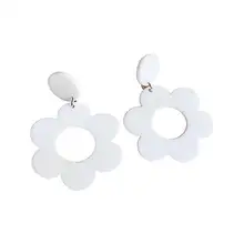 Product image of Daisy Flower Drop Dangle Acrylic Earrings